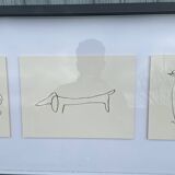 Pablo Picasso lithographie réimpression animal encadré