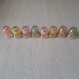 Suite of 8 granite glasses