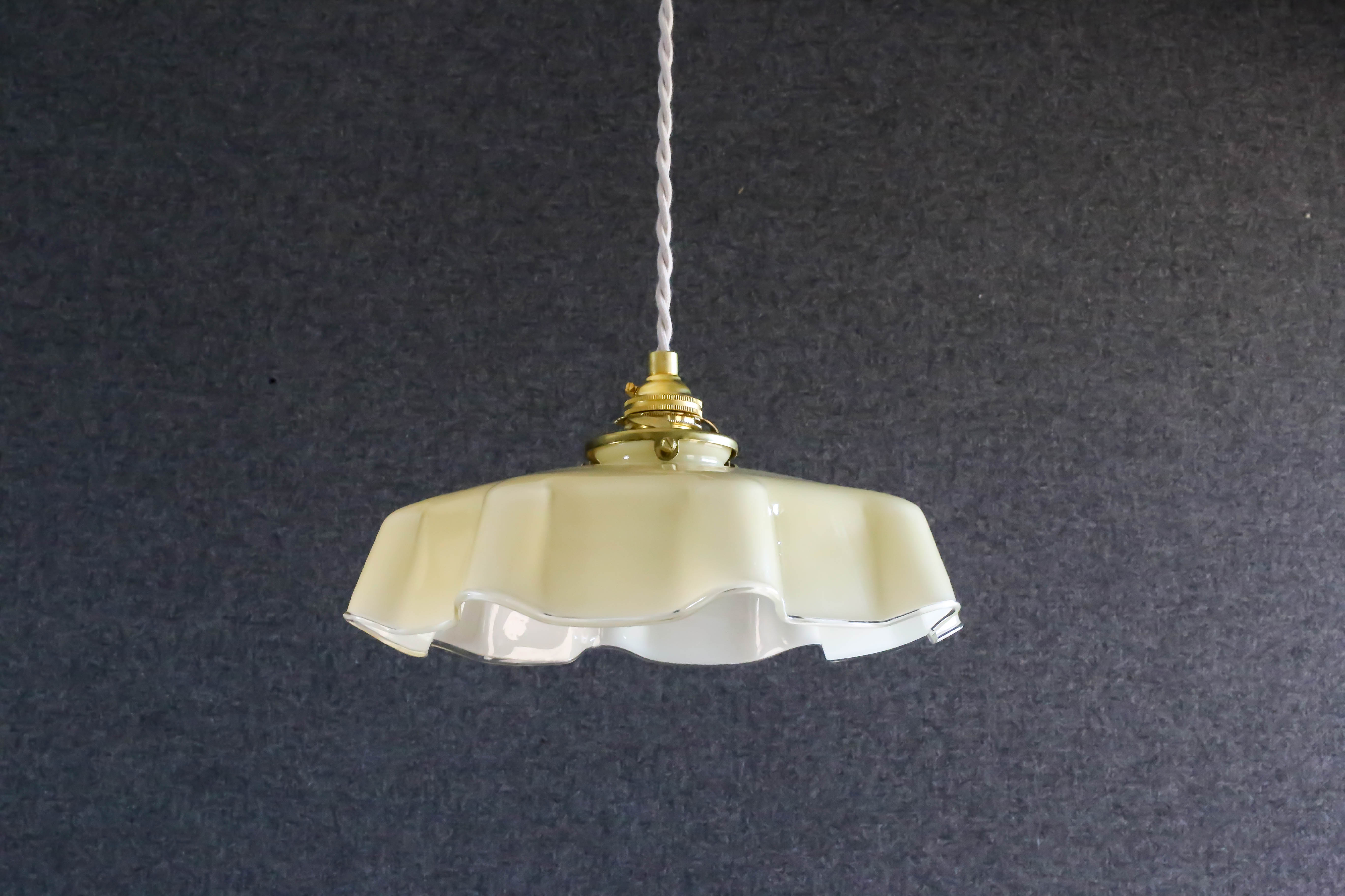 French hanging lamp circa 1950
