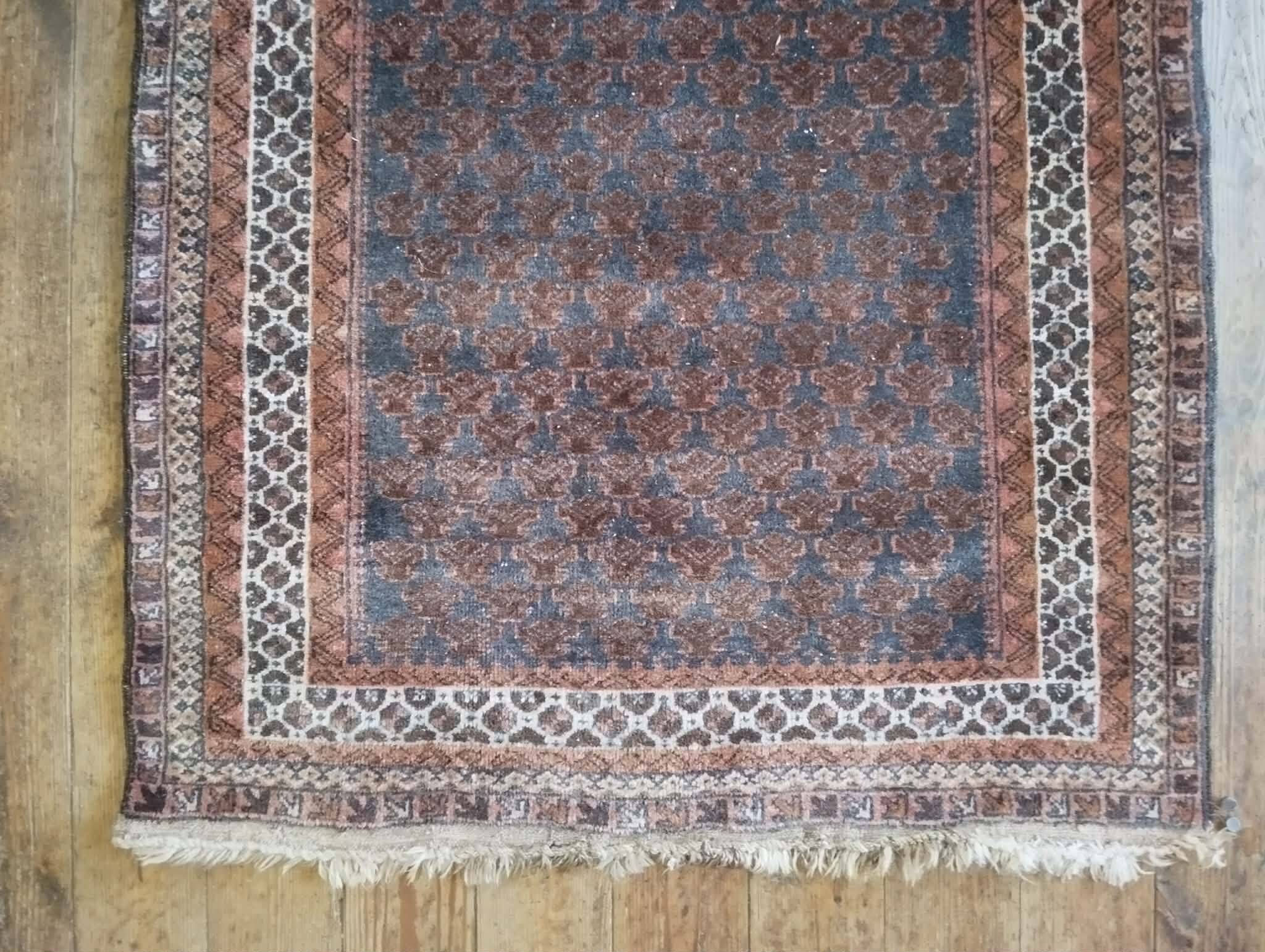 Handmade Afghan Belouch rug 138x91cm