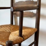Antique 19th-century country armchair