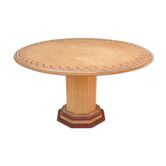 Painted round table