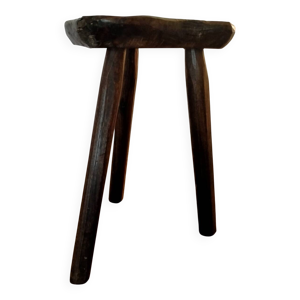 tabouret ancien en bois