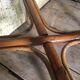 Chaise de bistrot  bambou et plastique