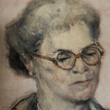 Autoportrait à l’aquarelle par Renée Prinz