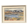 Original Swedish Oil on Panel - 'Landscape with Water' by Josef Sandberg - Signed - Vintage and Framed - 54.5 × 38.5 cm