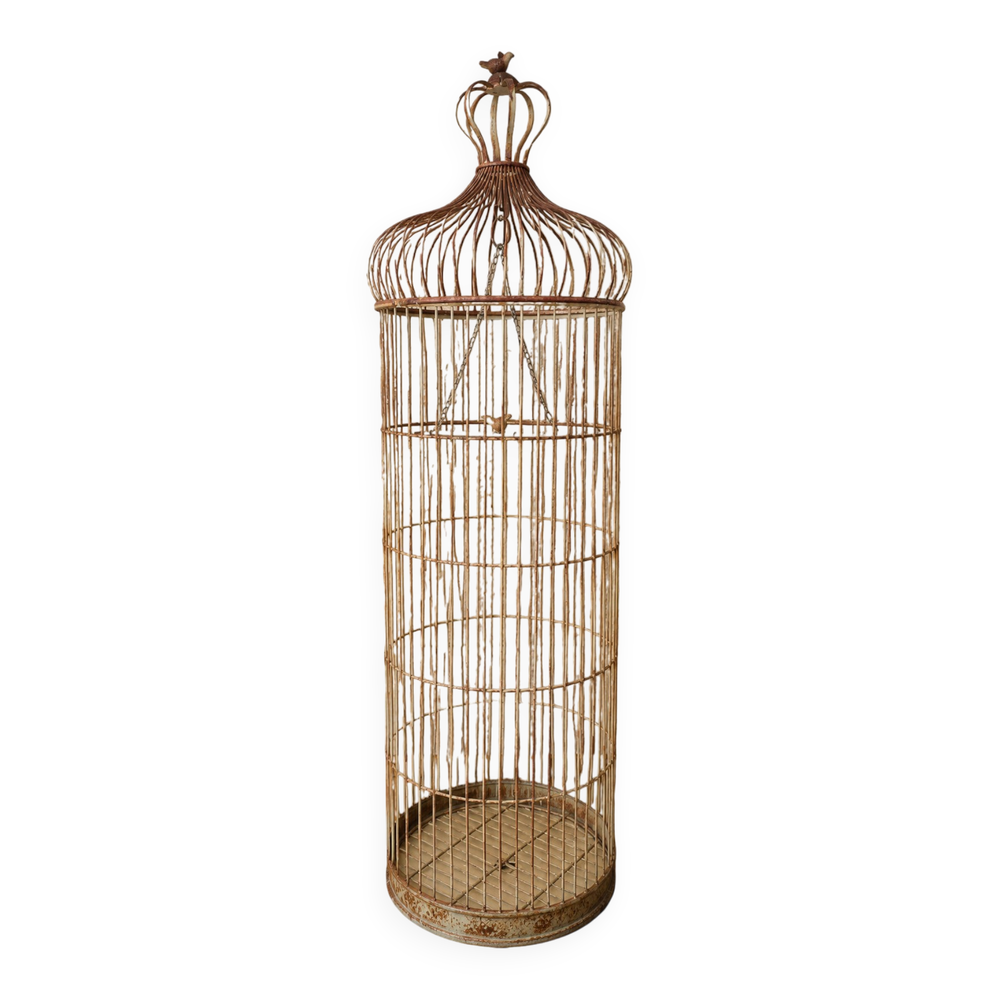 Very large decorative metal birdcage -
