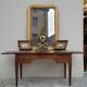 Louis XVI style flat desk in 19th century mahogany