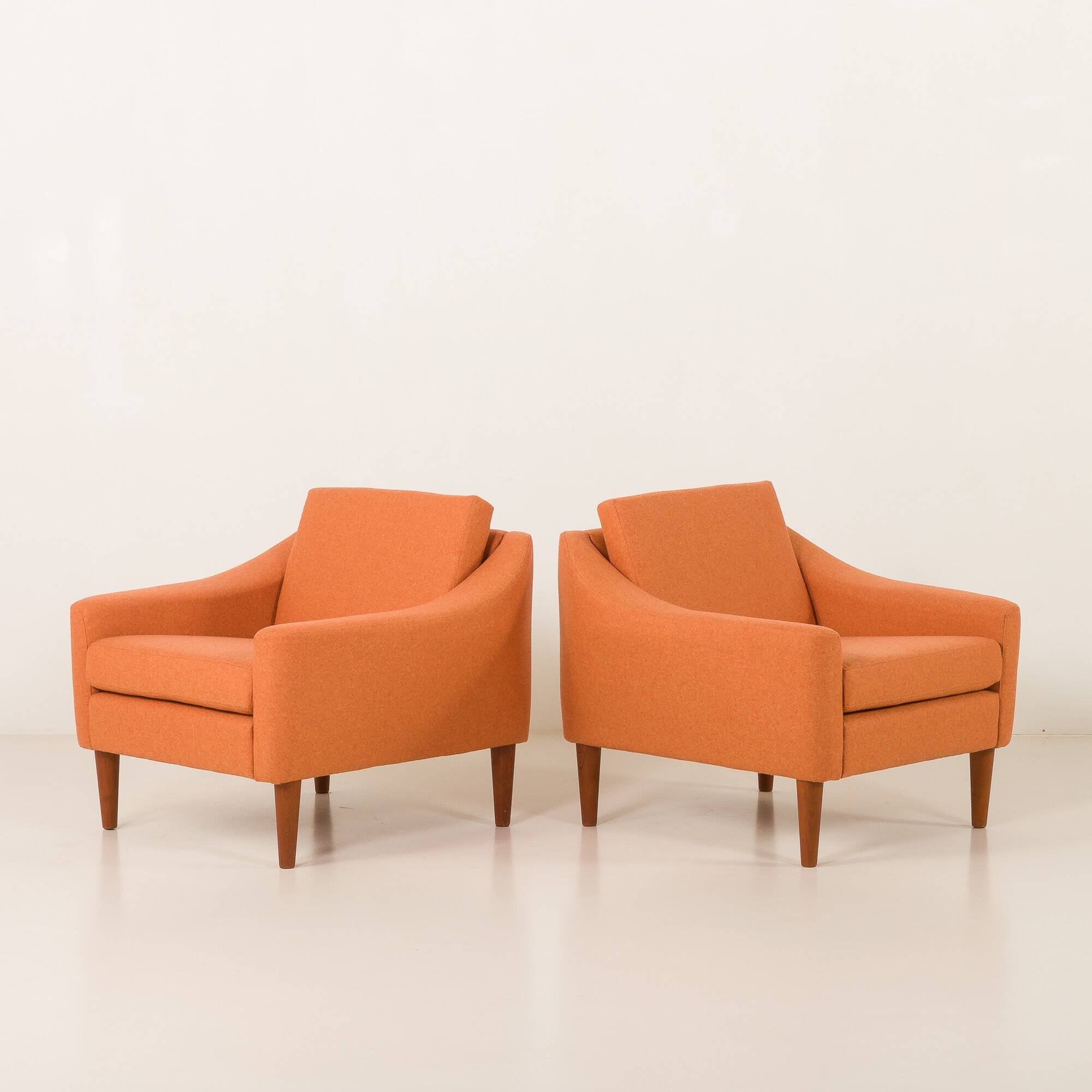 Dux Mid century lounge chairs attr. to  Folke Ohlsson, Sweden 1960s