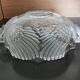 Central coupe in frosted crystal with double swan neck, Mikasa Walther