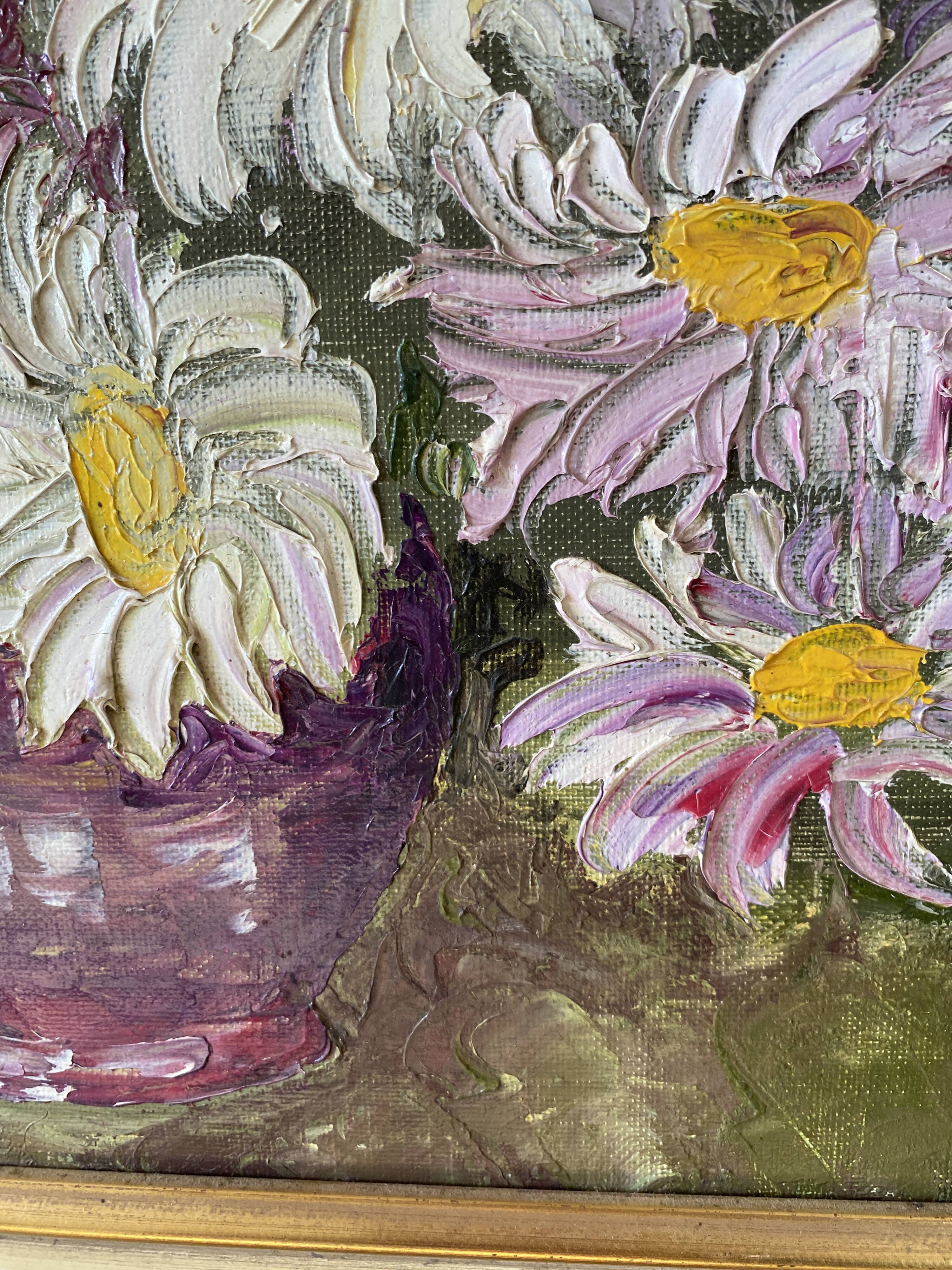 Oil on canvas signed