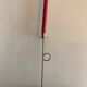 Swedish design candle holder in granite, metal and brass, 1980, height 39 cm