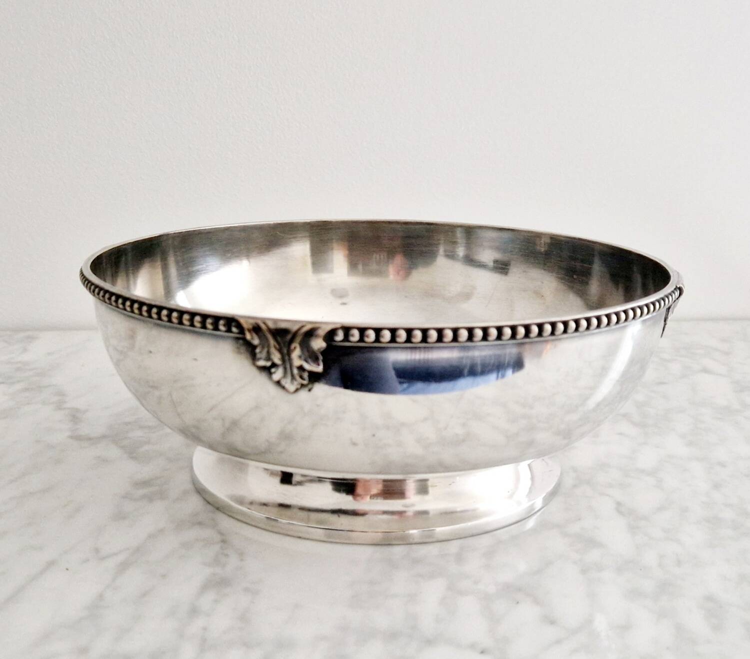Bouillet & Bourdelle silver plated metal cup 1920