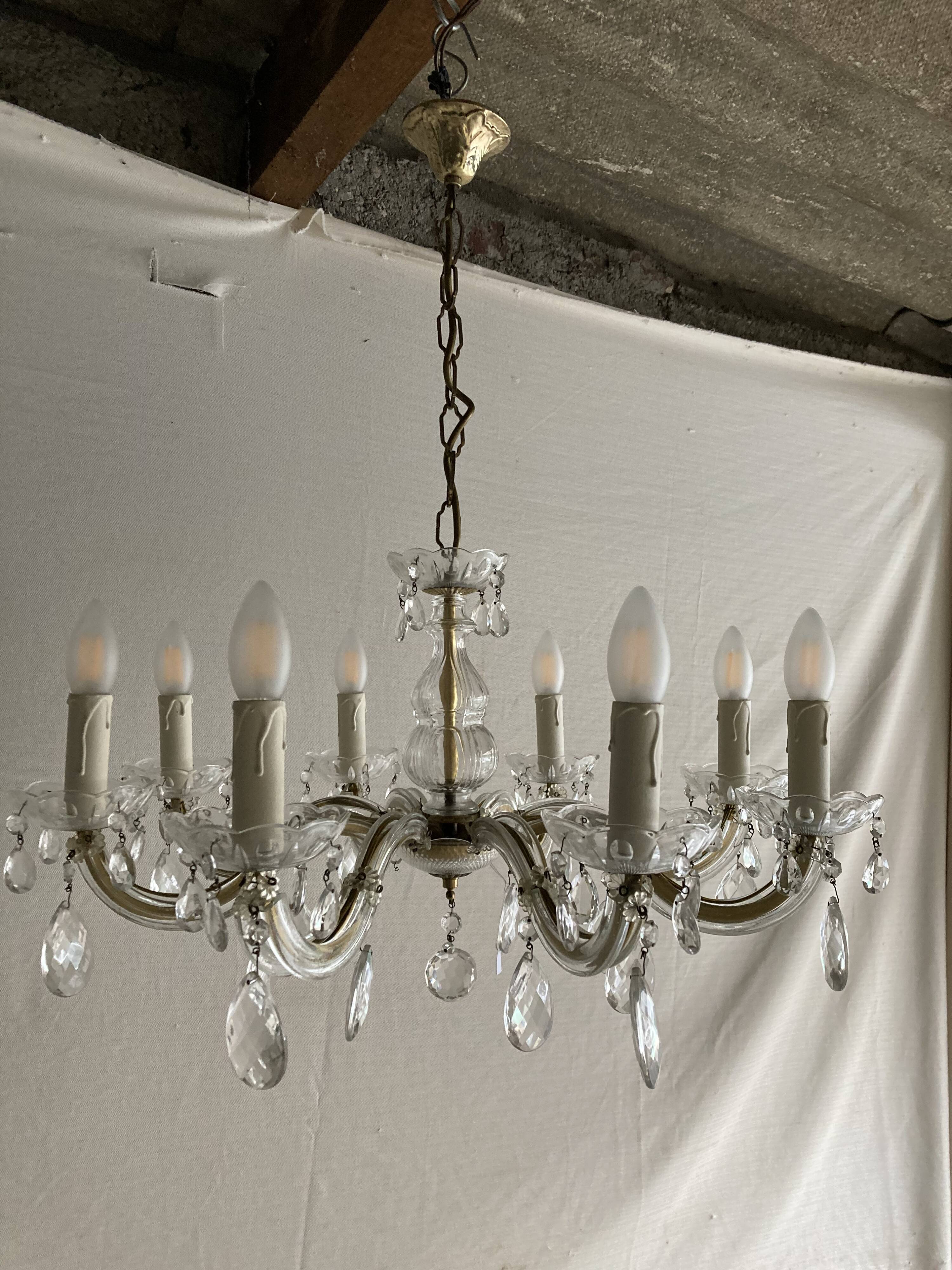Italian chandelier mid 20th.