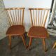 Set of 6 vintage chairs with mismatched bars