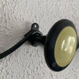 Vintage 1960s coat rack yellow banana mural 4 hooks - 65 x 7 cm