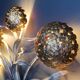 Vintage floral  wall lamp by Hans Kögl , 1970s