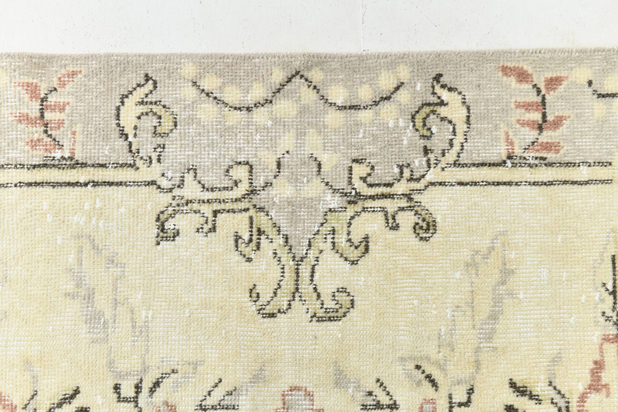 7x10 Cream Brown Oriental Vintage Area Rug, 203x308Cm SK 23587