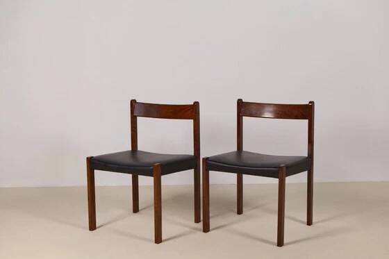 6x Alfred Hendrickx dining chairs for Belform, 1960s, Belgium