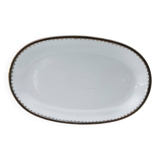 Large oval Winterling Bavaria porcelain dish with gold frieze Excelsior decoration