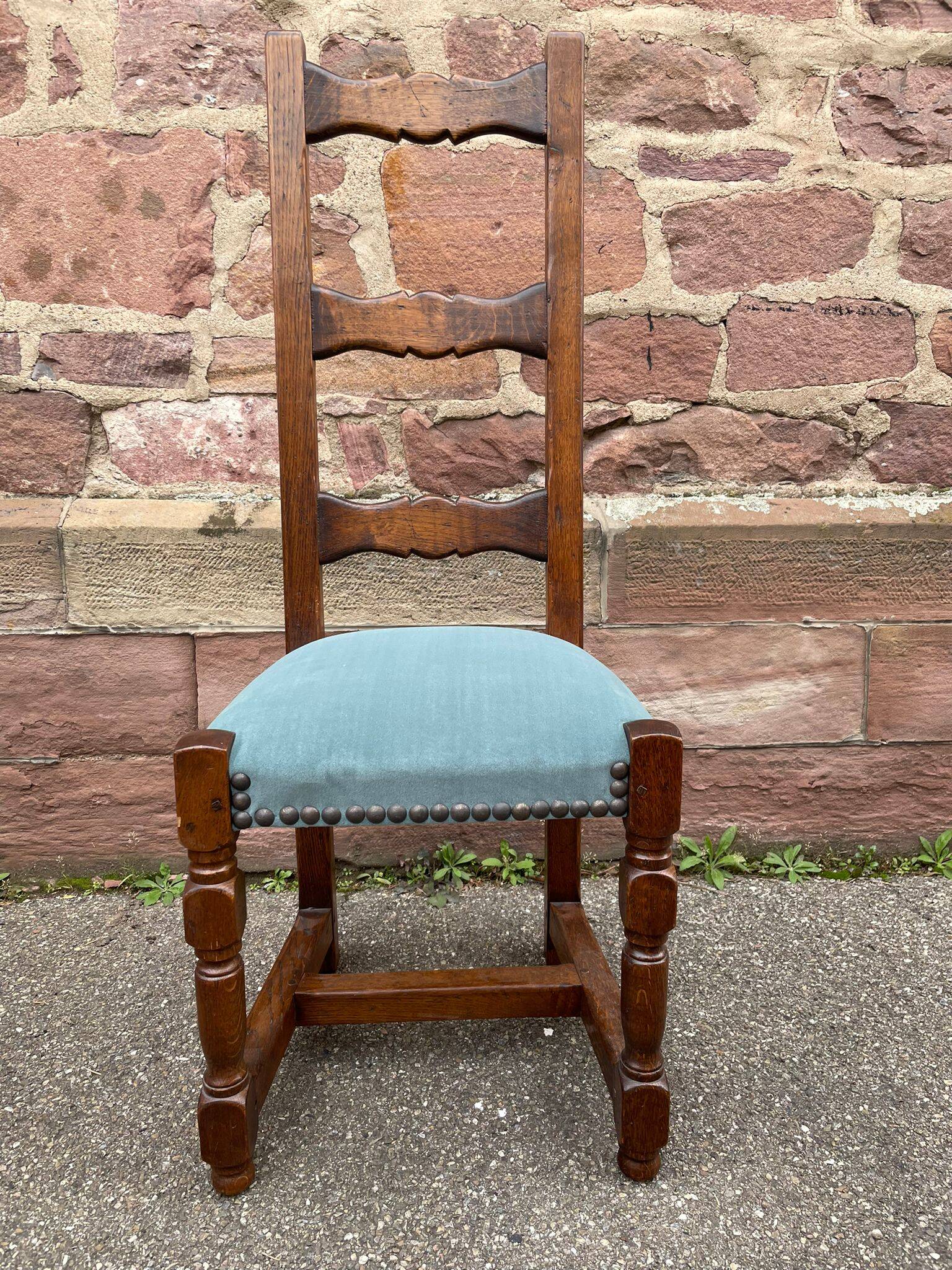 8 vintage Spanish renaissance chairs