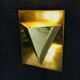 Postmodern Brass Wall Lamp Sconce from Liro, Belgium, 1980s