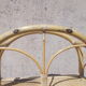 Wall or standing rattan shelf
