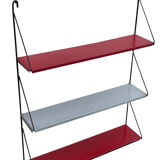 Vintage metal wall shelf wall rack minimalistic 1960’s