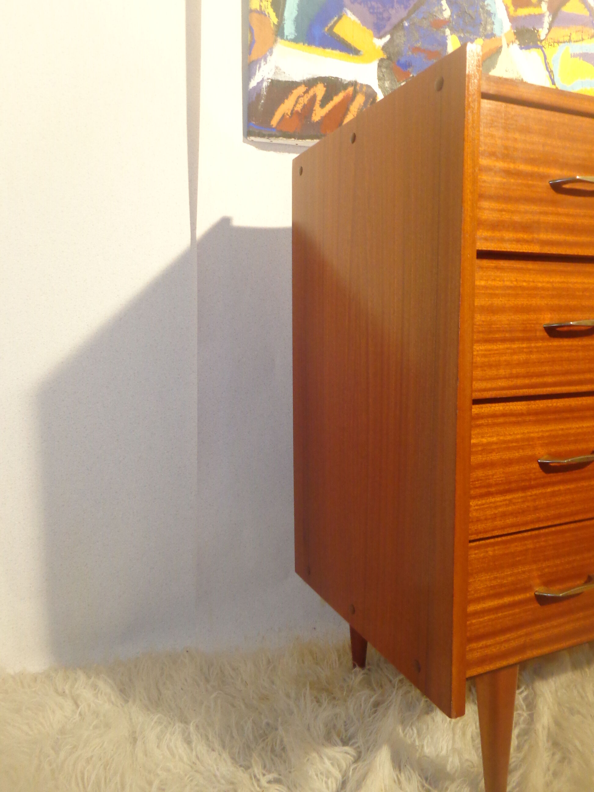 Vintage dresser of the 60s teak stamped