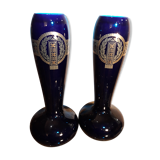 2vases in sarreguemines 38x14 very classy with several feles