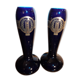 2vases in sarreguemines 38x14 very classy with several feles