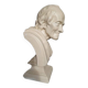 Voltaire bust in plaster 60cm th mid 20th century