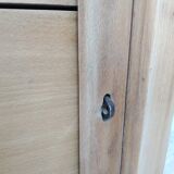 Vintage desk in beech and oak 60s