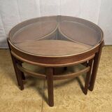 Mid century retro vintage teak trinity coffee table by nathan 1960  Ad