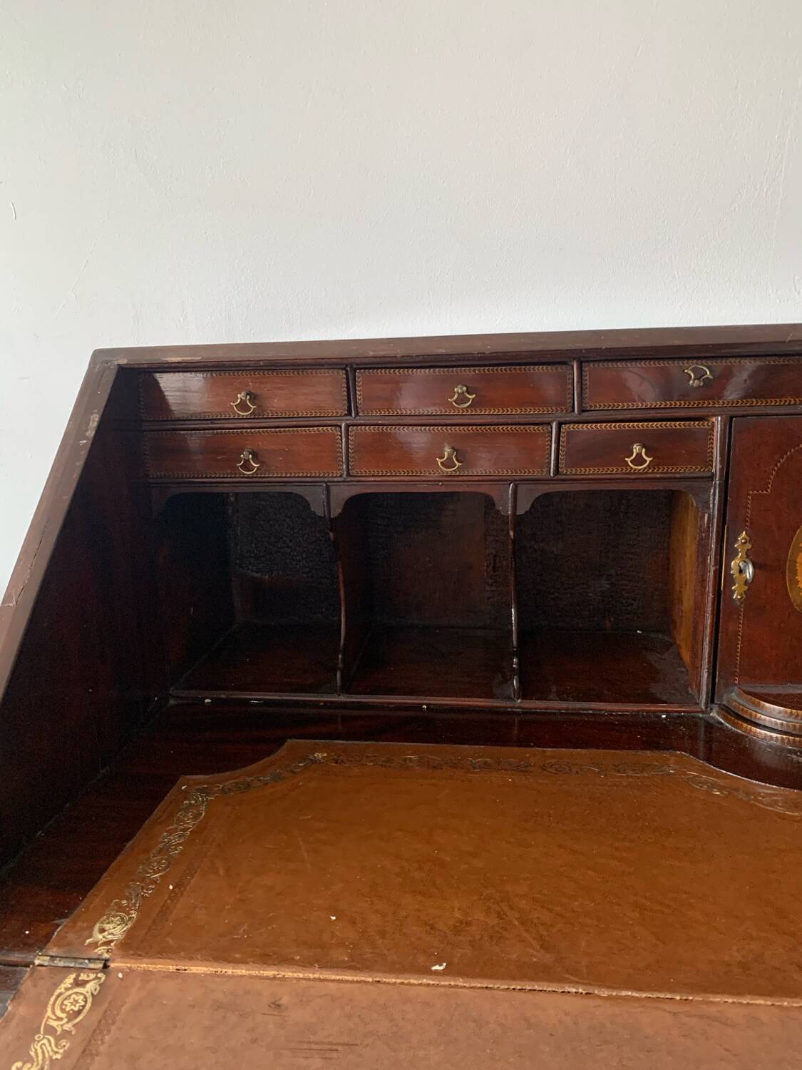 Old English Slope Desk 19th Century