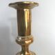 Pair of Victorian candle holders in gilded bronze