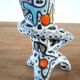 Free-form ceramic vase signed Bessone Vallauris 1960s