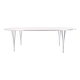 Super Ellipse dining table - Model B614 - white laminate - Piet Hein, Bruno Mathsson & Arne Jacobsen - Fritz Hansen