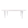 Super Ellipse dining table - Model B614 - white laminate - Piet Hein, Bruno Mathsson & Arne Jacobsen - Fritz Hansen