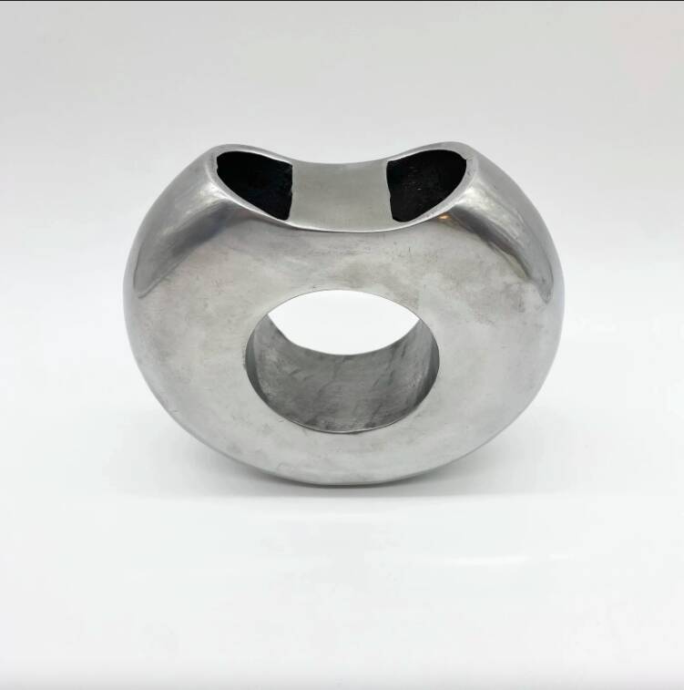 “Donuts” Vase / Cast Aluminum – 1980s