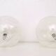 Pair of Postmodern Spheric Glass Table Lamps by Lino Tagliapietra for La Murrina