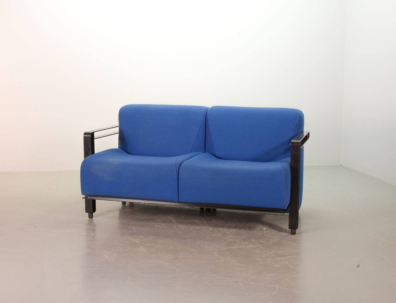 Dutch Design Artifort Sky Blue ‘Transformation’ Two-Seat Sofa Model 952 by