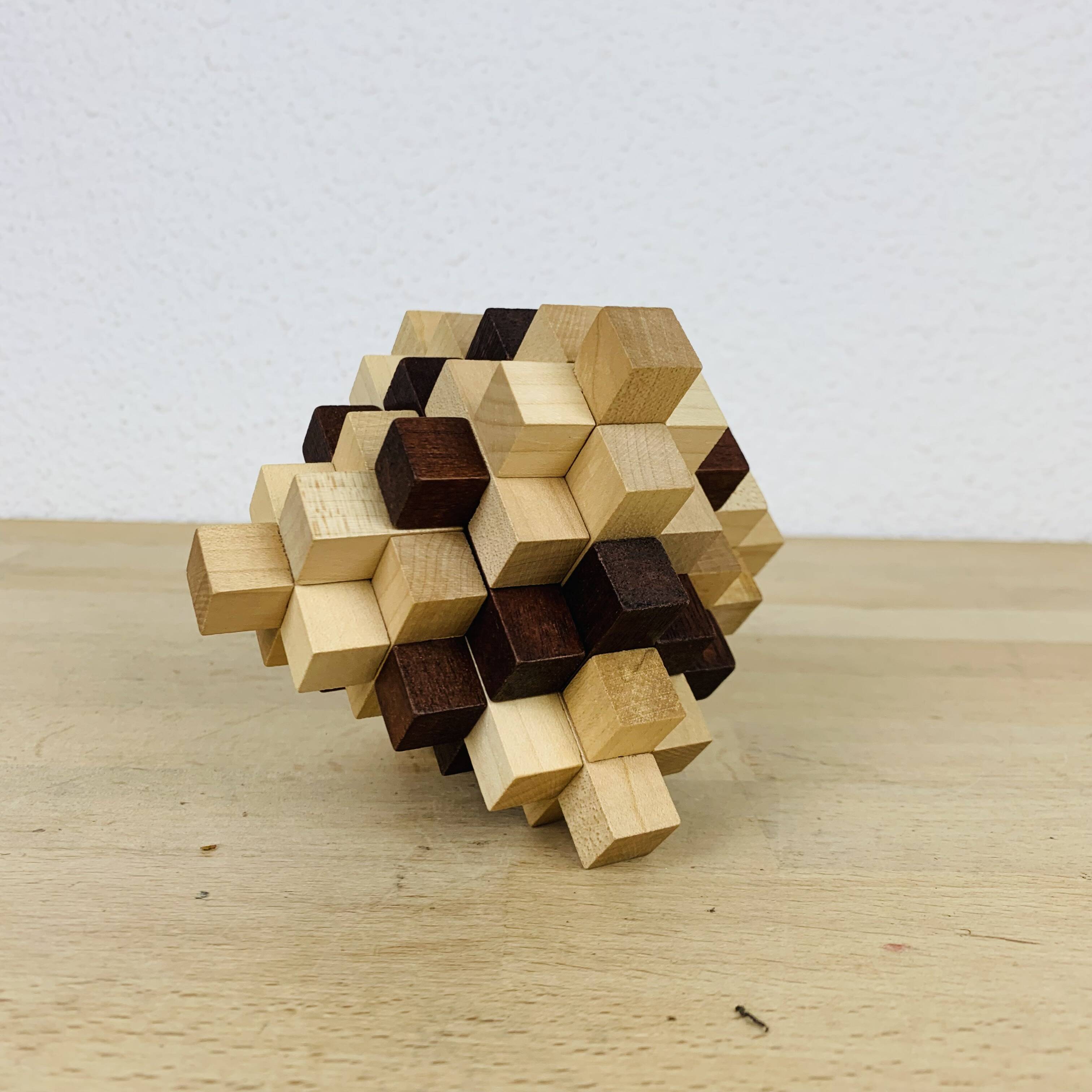 Vintage wooden puzzle toy