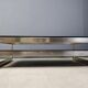 Vintage two tier belgochrom 23kt coffee table, 1970s