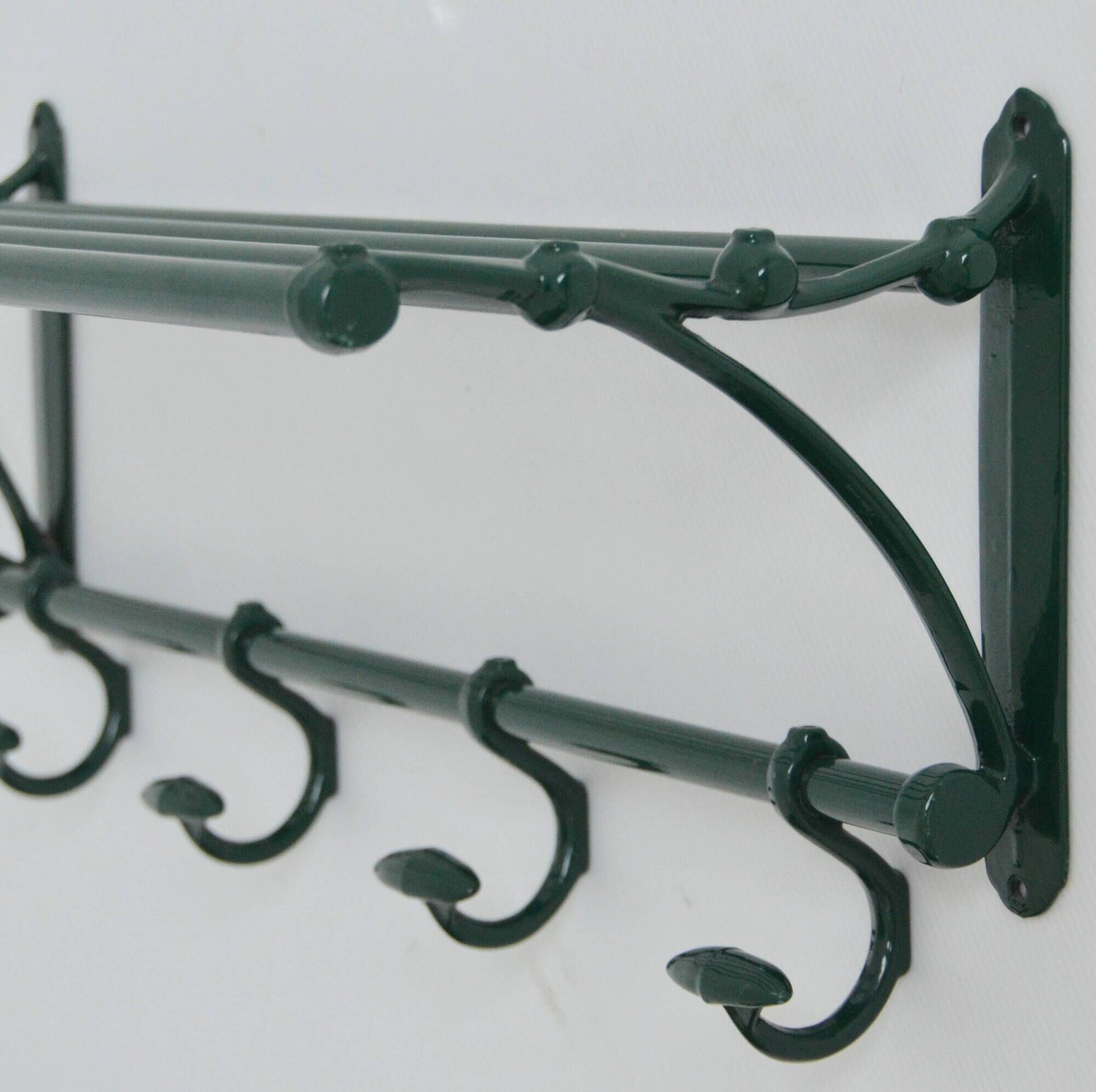 Vintage coat rack / hat stand in cast iron, 1930s Art Deco.