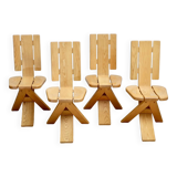 4 Redureau Création chairs - 🇫🇷 1990s.