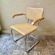 Cesca B64 armchair designed by Marcel Breuer, vintage Italy, 1980s.