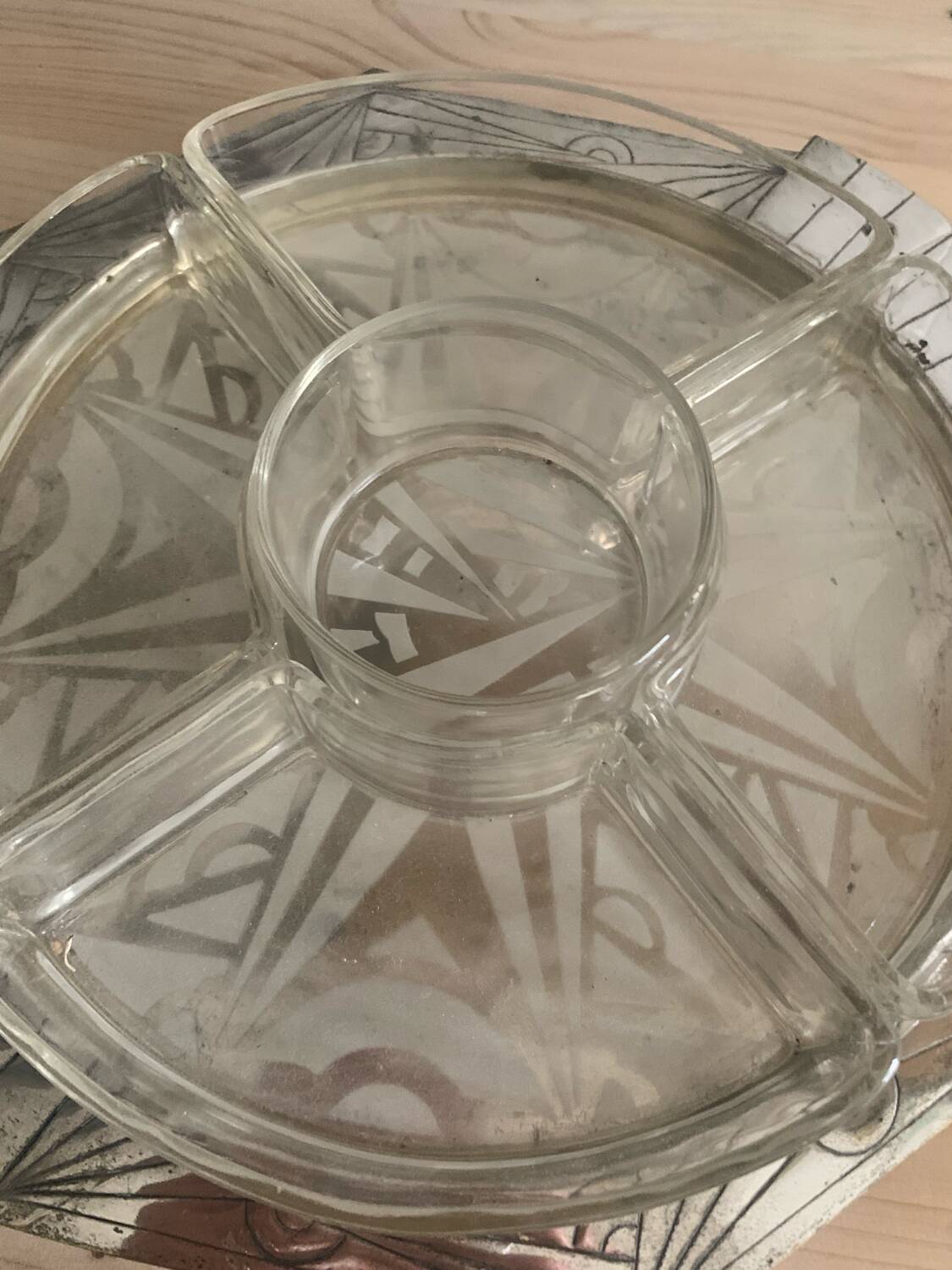 Arts Deco Hors d'oeuvres Plate