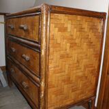 commode rotin