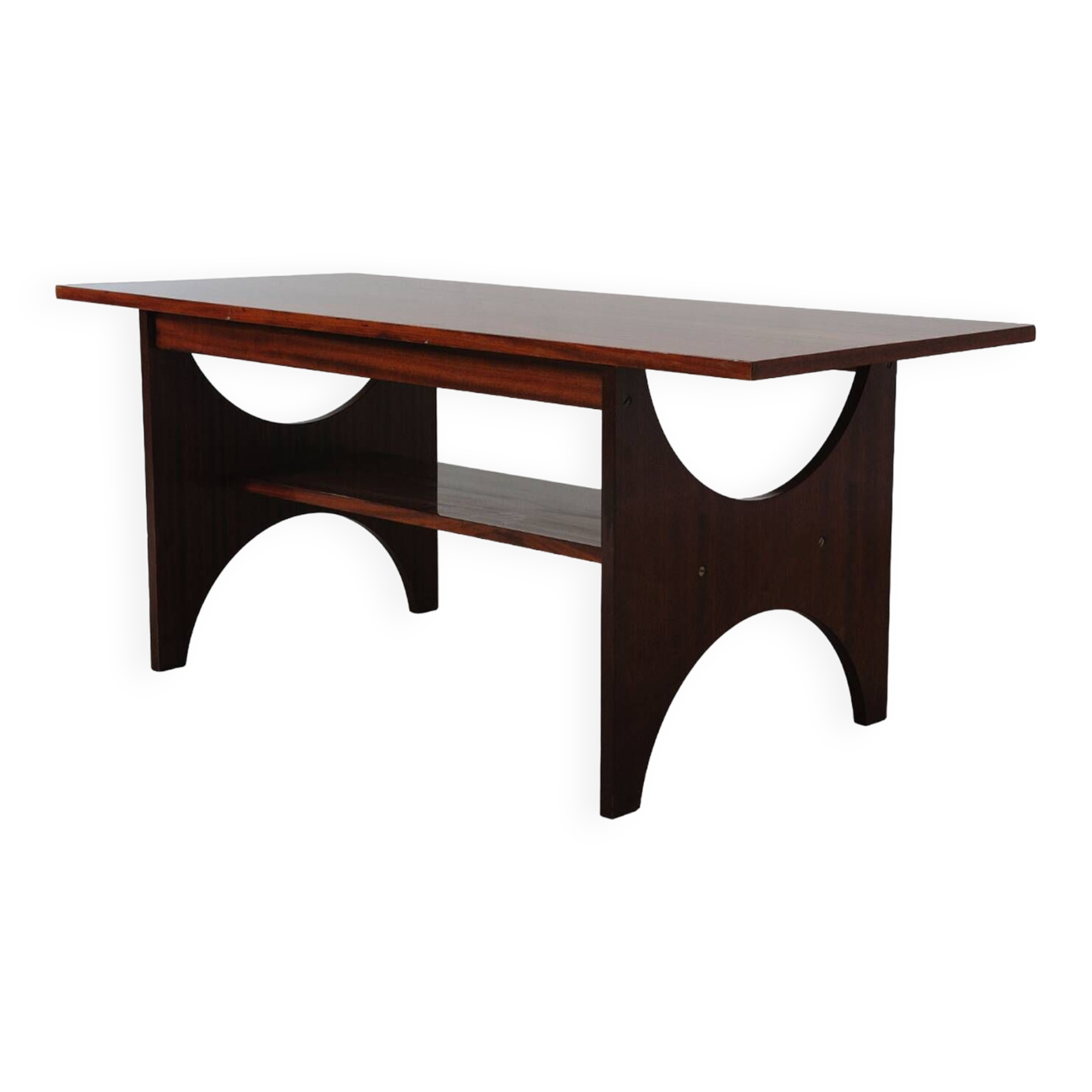 Mid century modern mahogany Coffee Table, 1970´s, Soviet Union